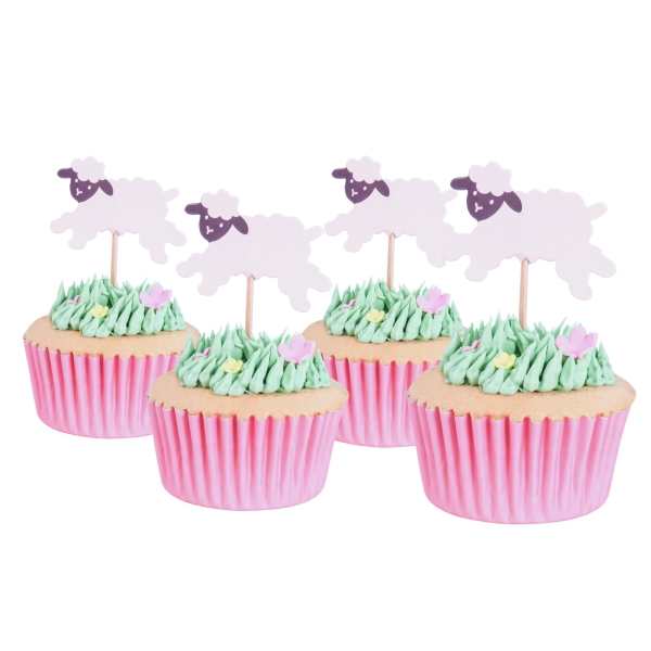 Cupcake Toppers - Sheep